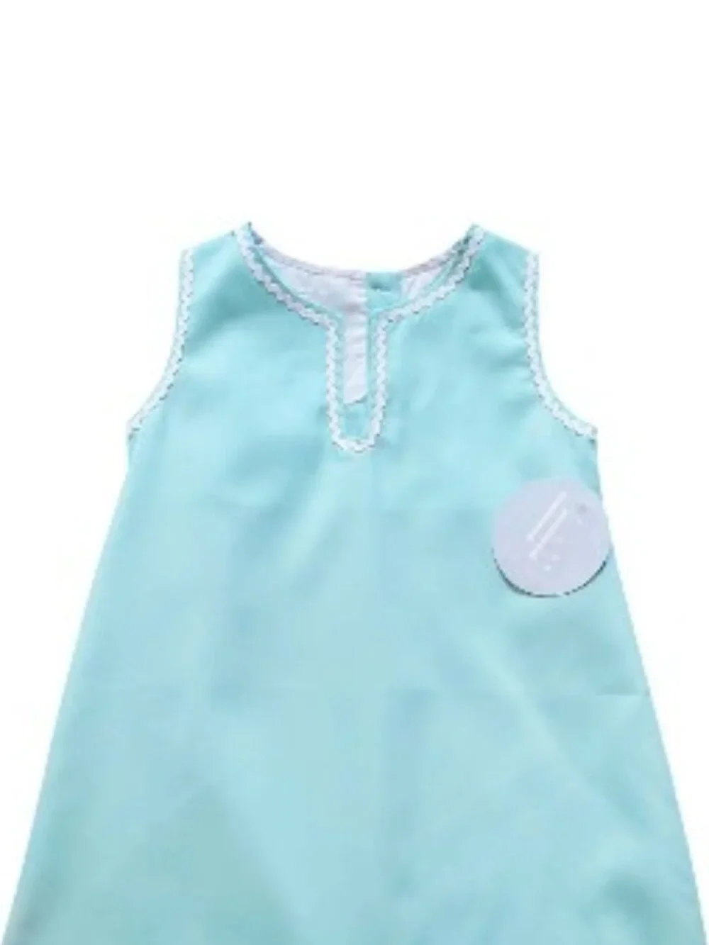 NWT Little English Blue Shift Dress Size 4 - Picture 2 of 5